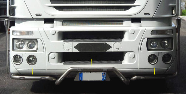 COD. TF-010IV-48 - LOWER BUMPER PROFILES KIT 3 PCS Iveco Stralis 480