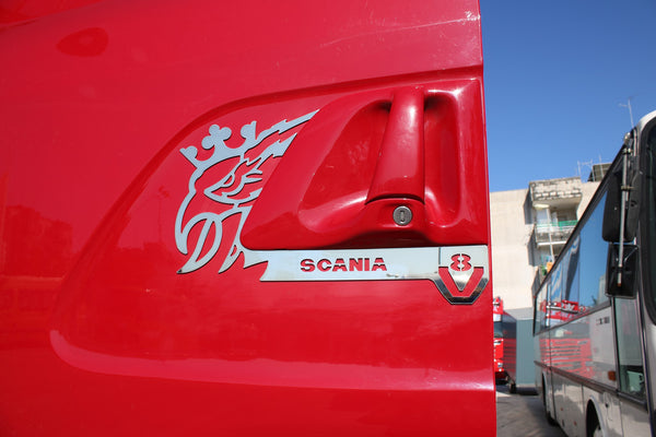 COD. TF-056SC-L - FRAME FOR HANDLE CONTOUR WITH "SCANIA" WRITING Scania L