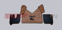 COD. TF-HWA1 - Iveco Hi-Way C / A Striped Floor Mats And Engine Cover Kit