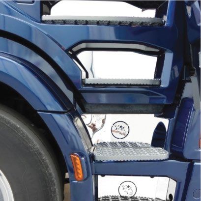 COD. TF-547SC-S - INTERNAL COVERING FOR FOOTBOARDS UP WITH GRIFFIN 8 PCS Scania S