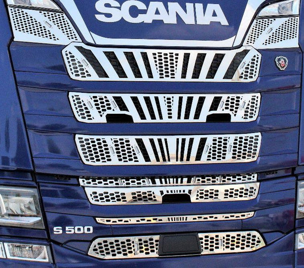 COD. TF-424SC-NG - DOUBLE FRONT LICENSE PLATE HOLDER Scania New Generation