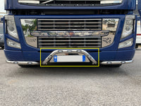 COD. TF-212-FH2 - FRONT LICENSE PLATE HOLDER Volvo FH2 - Truck Fashion