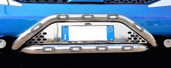 COD. TF-437SC-NG - DOUBLE FRONT LICENSE PLATE HOLDER Scania New Generation