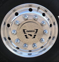 COD. TF-617-IV - FRONT WHEEL HUB COVERS Iveco TurboStar