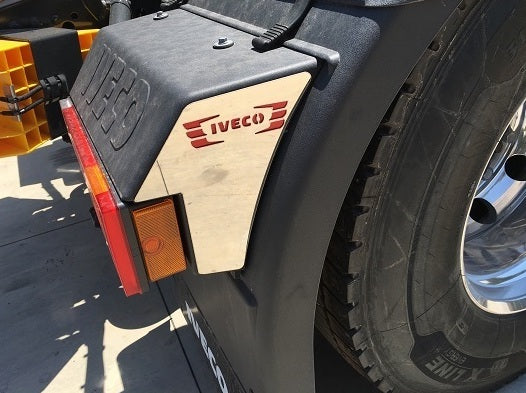 COD. TF-309IV-XP - PLATES KIT FOR REAR FENDERS WITH WRITING "IVECO" Iveco Stralis Xp