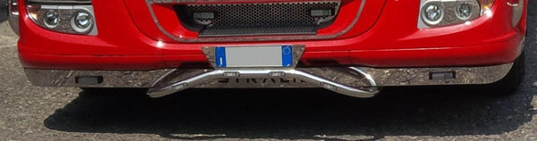 COD. TF-114IV-CB - CENTRAL BUMPER NUMBER PLATE HOLDER Iveco Stralis Cube