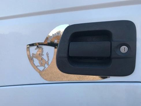 COD. TF-130IV-CB - FRAME FOR HANDLE CONTOUR WITH WRITING "STRALIS" AND HORSE Iveco Stralis Cube