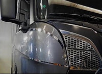 COD. TF-525SC-S - KIT INOX PLATE UPPER DEFLECTORS 2PCS Scania S