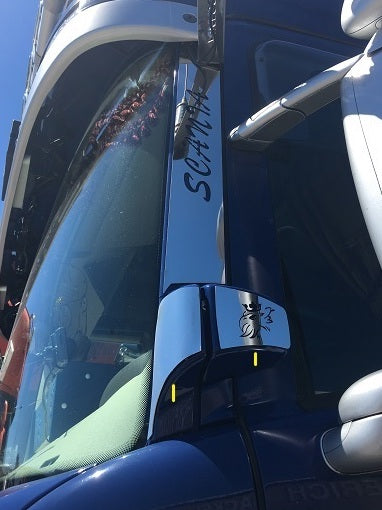 COD. TF-364SC-STM - PLATE ON DOOR HINGES Scania Streamline