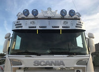 COD. TF-320SC-STM - REPLACEMENT VISOR WITH 10 CUTS FOR ORIGINAL LIGHTS Scania Streamline