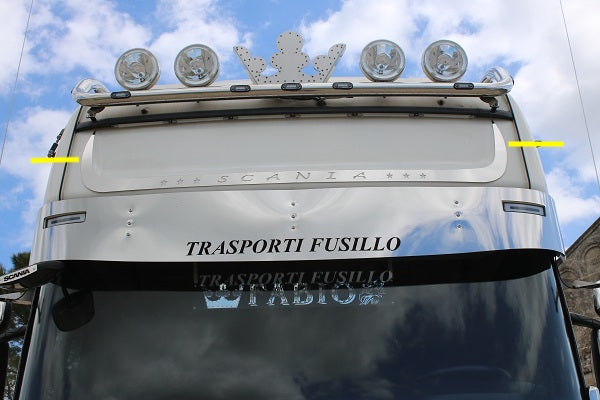 COD. TF-011SC-L - PLATE ABOVE VISOR Scania L