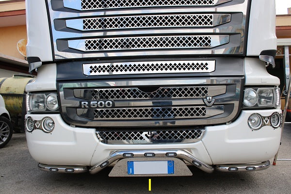 COD. TF-348SC-STM - FRONT TARGET PLATE HOLDER Scania Streamline