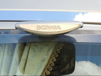 COD. TF-159SC-R - PLATE FOR 5 ° MIRROR WITH WRITING "SCANIA" Scania R