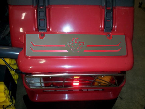 COD. TF-424SC-STM - REAR FENDER WITH V8 LOGO 2 PCS Scania Streamline