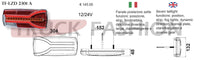 TAIL LIGHT 7 FUNCTIONS: POSITION, STOP, FOG LIGHTS, DYNAMIC DIRECTION, LICENSE PLATE, REFLECTOR AND REVERSE GEAR - Truck Fashion