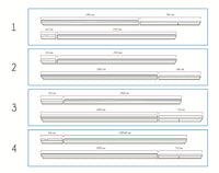 COD. TF-561SC-S - UPPER MINI FAIRINGS PROFILE KIT Scania S