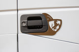 COD. TF-337IV-XP - FRAME FOR HANDLE CONTOUR WITH HORSE AND WRITING "IVECO" Iveco Stralis Xp